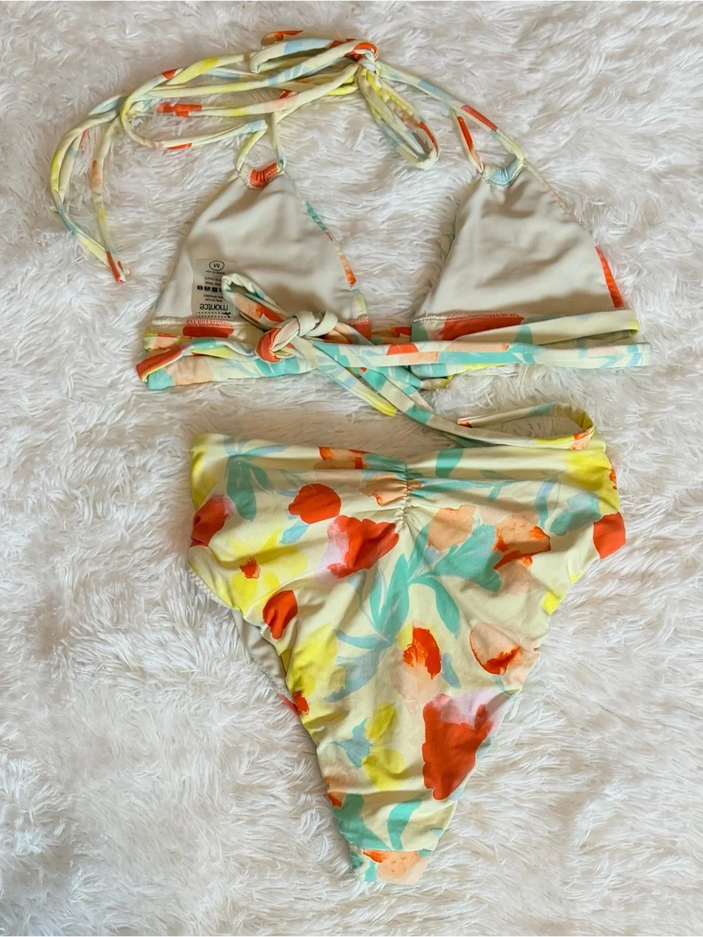 Montce Swim Helena Floral Bikini Set - Size Medium